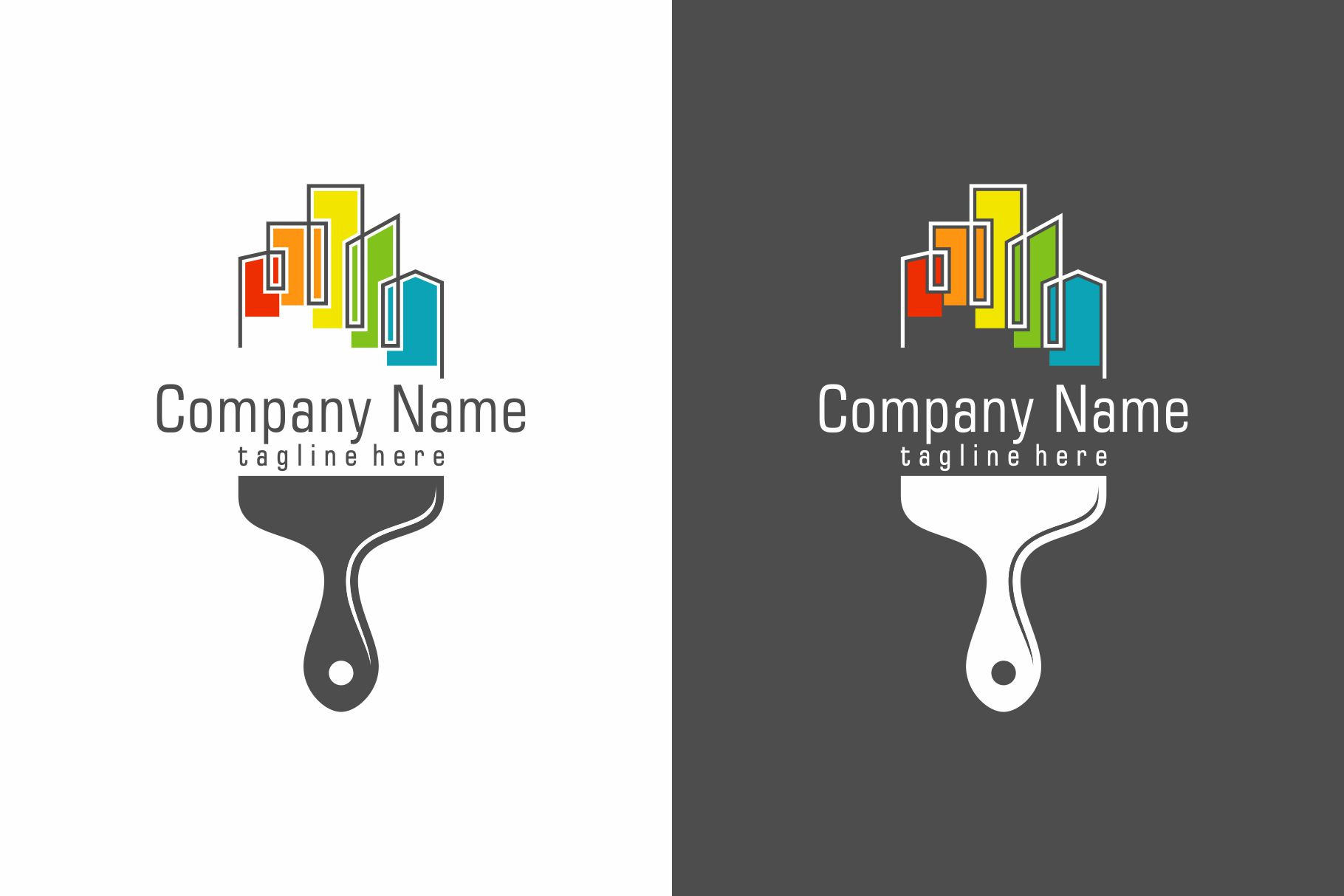 Paint industry logo design template, a Branding & Logo Template by ...