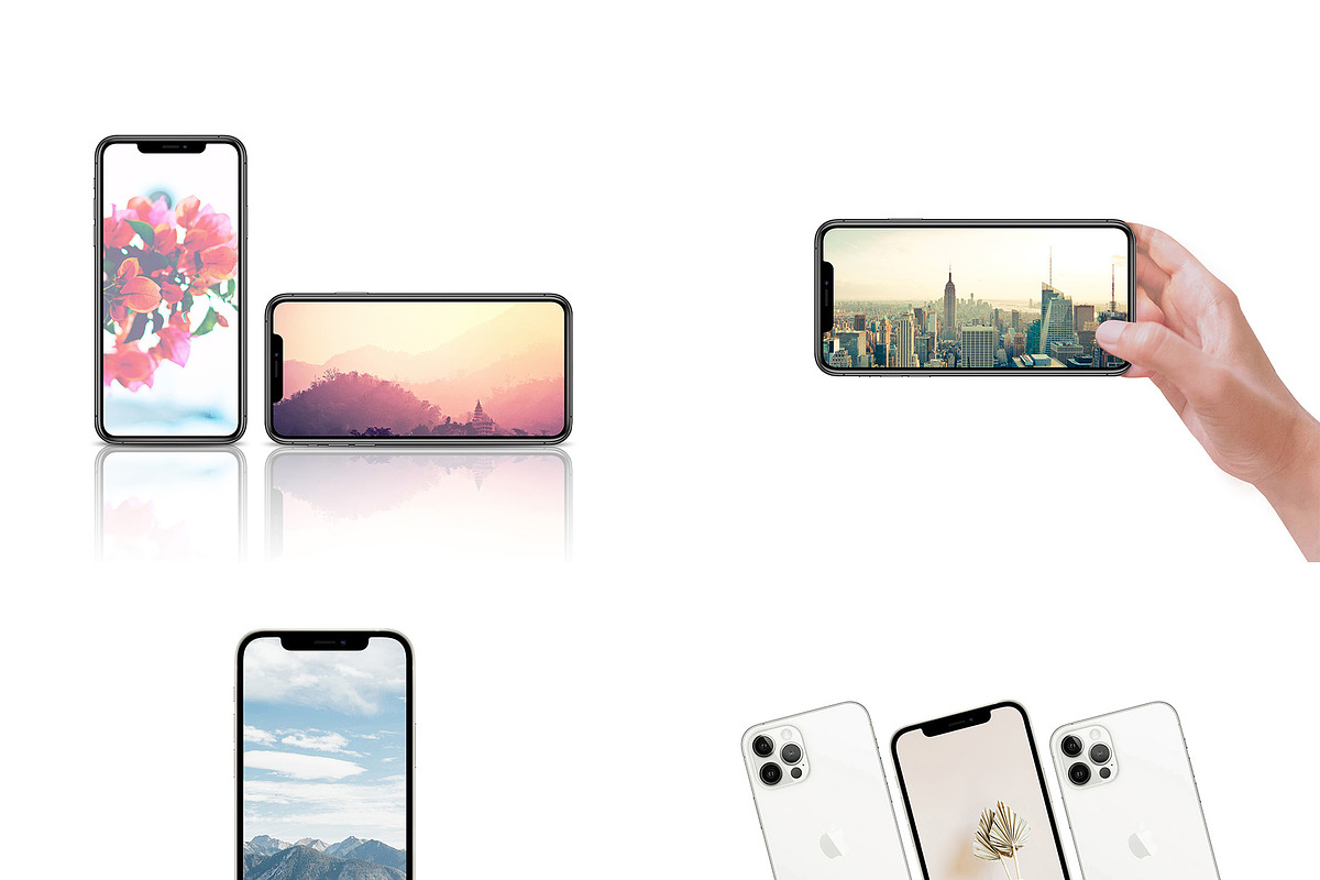 ALL 3D iPHONE MOCK-UP BUNDLE VOL-I3, an iPhone Mockup by Graphicsworld125 (Photo 6 of 22)