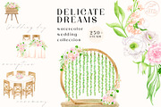 Delicate Dreams. Watercolor Wedding, a Decorative Illustration by Olya Haifisch (Thumbnail 1 of 16)
