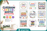 Classroom Decor Quotes Bundle, an Education Illustration by Actual Pixel (Thumbnail 1 of 13)