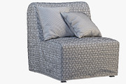 Chair-bed with pillows 3d model, a Furniture 3D Model by 3dmitruk (Thumbnail 10 of 11)