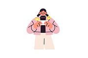 People using smartphones set, a Person Illustration by PaperTrident (Thumbnail 7 of 11)