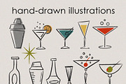 Cocktail & Jazz Hand Drawn Clipart, an Object Illustration by Teresa Art Store (Thumbnail 7 of 8)