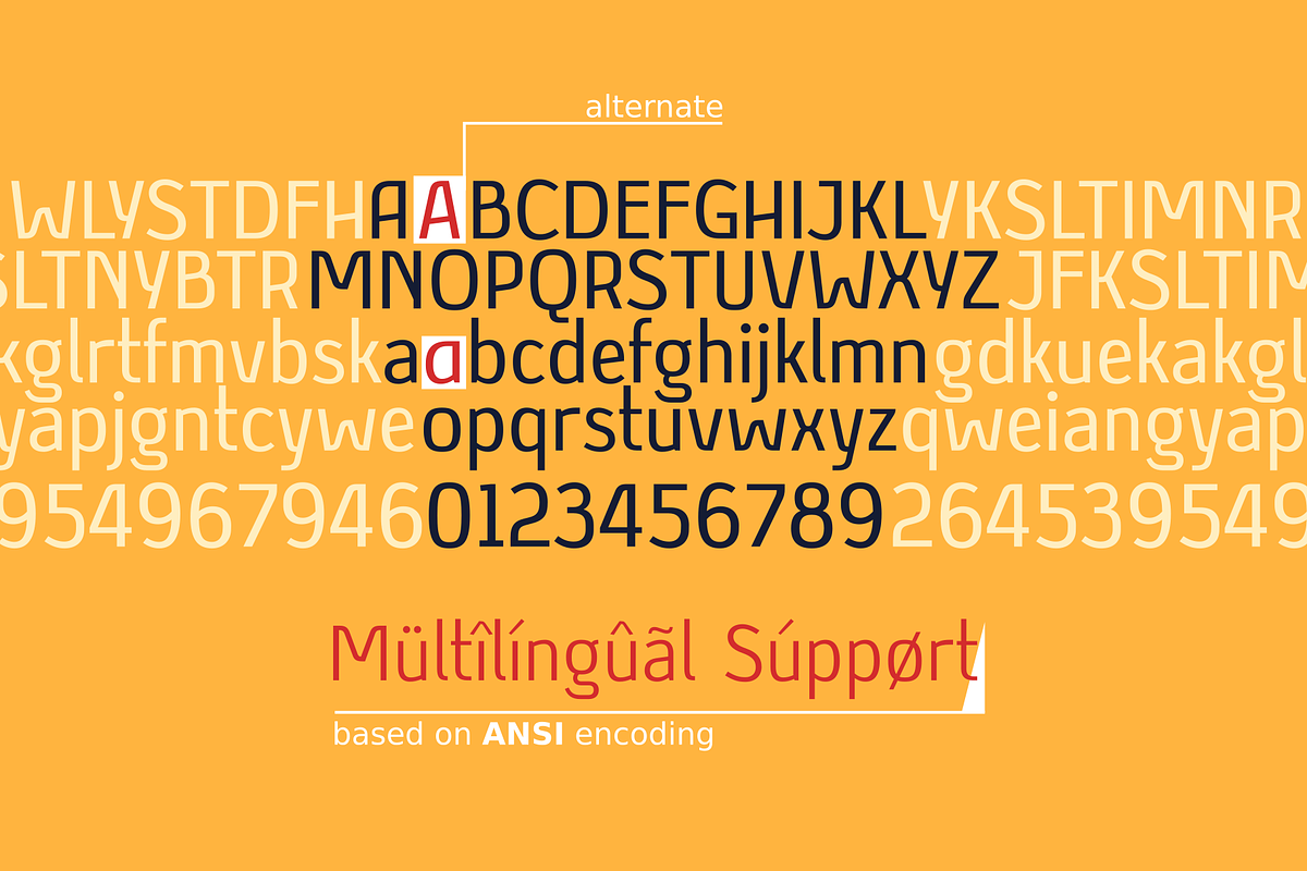 Anjara ~ Modern Font Family, a Sans Serif Font by 611 Studio (Photo 6 of 7)