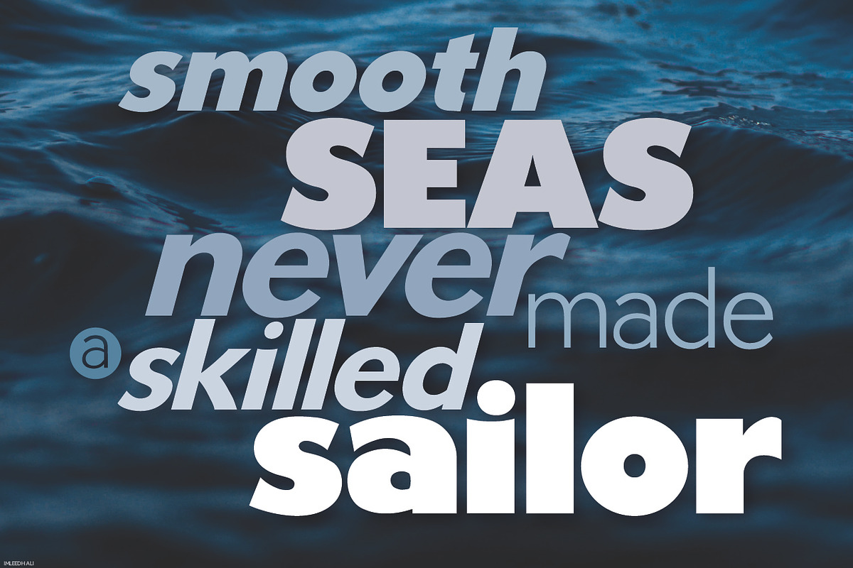 Bluto | Sans Serif Type Family, a Sans Serif Font by StudioWorks (Photo 8 of 12)