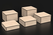 14 Square Flip Top Boxes Laser Files, an Object Graphic by ThemeXDigital (Thumbnail 4 of 8)