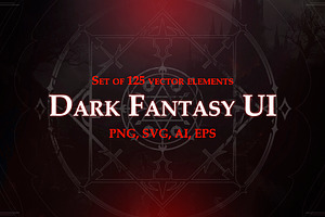 Dark Fantasy UI Set