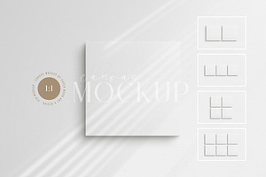 Canvas Mockups 1:1 Square