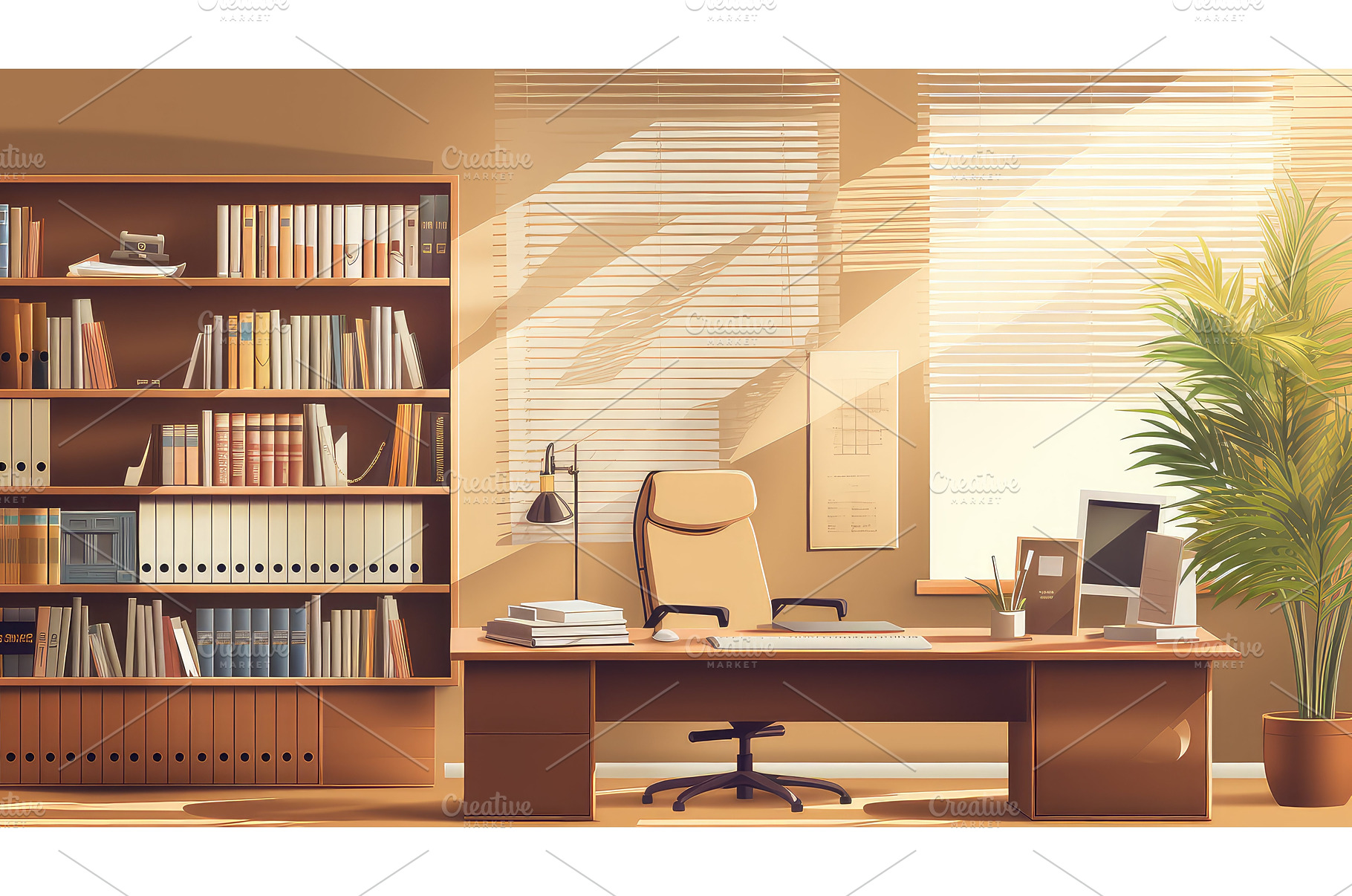 desk professional office background, a Technology Photo by pikepicture