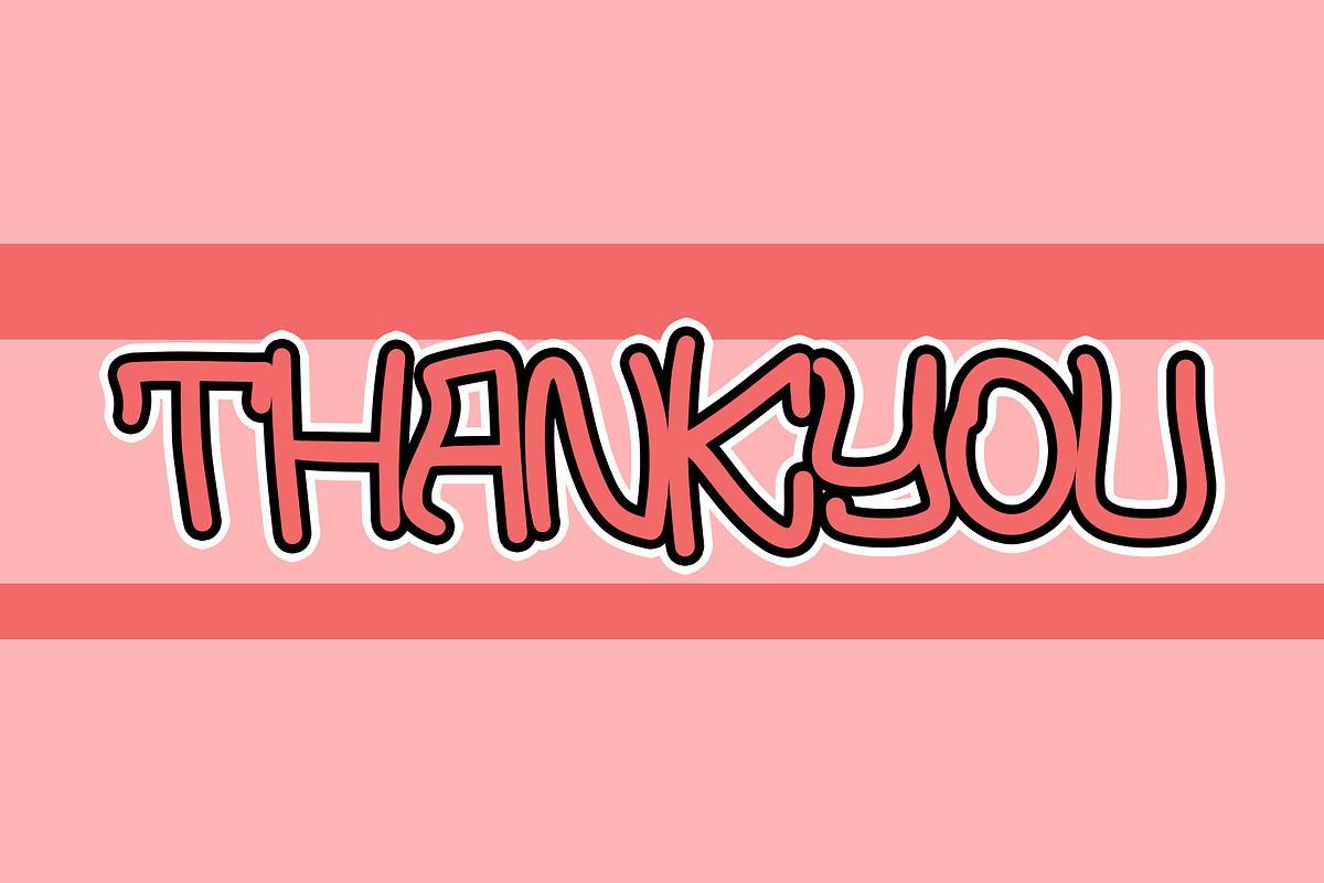 SEMOZ Boldline Graffiti Font, a Handwritten Font by NTC Graphic (Photo 9 of 9)