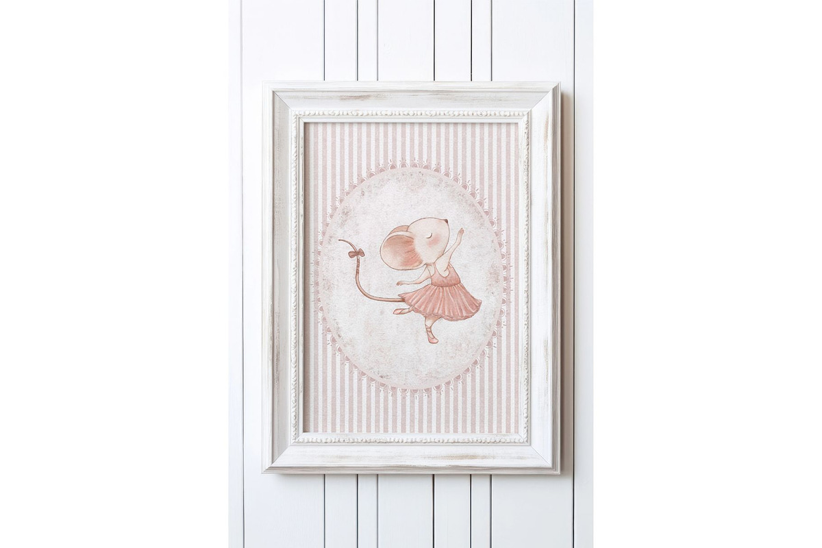 Tiny Dancer Cute Seamless Pattern, a Pattern Graphic by MouseGrey (Photo 7 of 11)