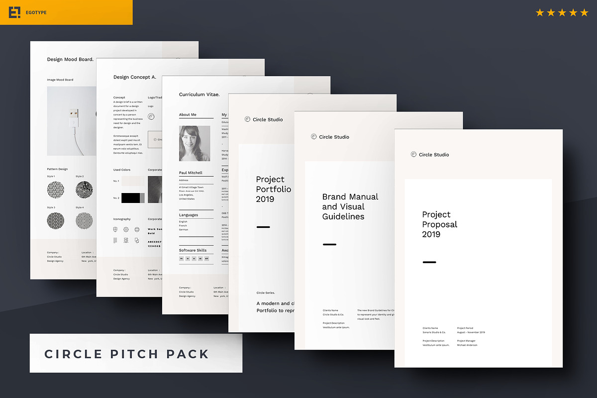 Proposal Pitch Pack, a Brochure Template by Egotype (Photo 1 of 77)