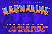Karmaline Sans Serif Font Family, a Sans Serif Font by Mysterylab Designs (Thumbnail 8 of 9)