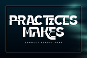CONNECT ACROSS - GEOMETRIC FONT, a Sans Serif Font by 177Studio (Thumbnail 6 of 8)