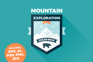 Mountain Bear Badge