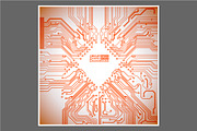 -50% Circuit boards backgrounds set, a Background Graphic by frost_newt (Thumbnail 5 of 11)