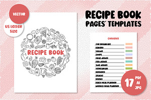 Recipe Book Templates | Meal Planner
