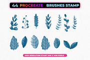 44 Flower Brush Stamps Procreate, a Brush Add-On by Graphics Resources (Thumbnail 4 of 8)