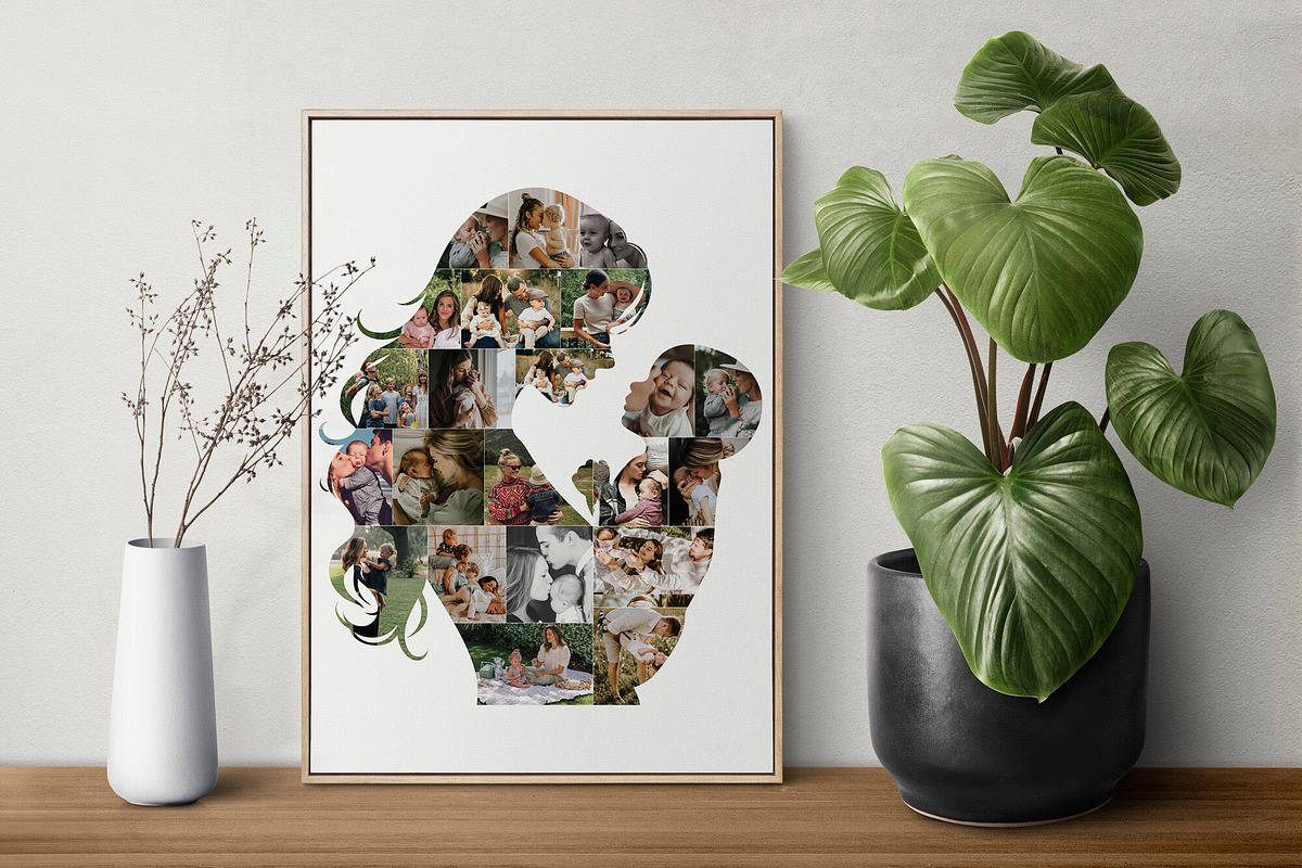 Mom And Boy Photo Collage Template, a Magazine Template by AIW SOLUTIONS (Photo 2 of 8)