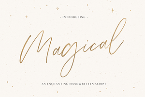 Magical Script Font