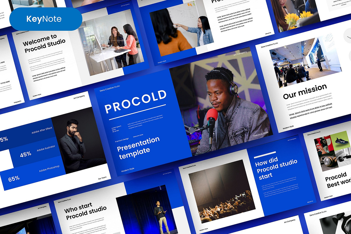 Procold – Business Keynote Template, a Presentation Template by Dens Creative Studio (Photo 1 of 6)