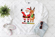 Santa Reindeer PNG, an Illustration by Craft Nest (Thumbnail 6 of 6)