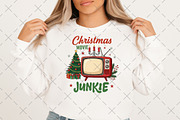 Christmas Movie Junkie Sublimation, an Illustration by Craft Nest (Thumbnail 2 of 6)