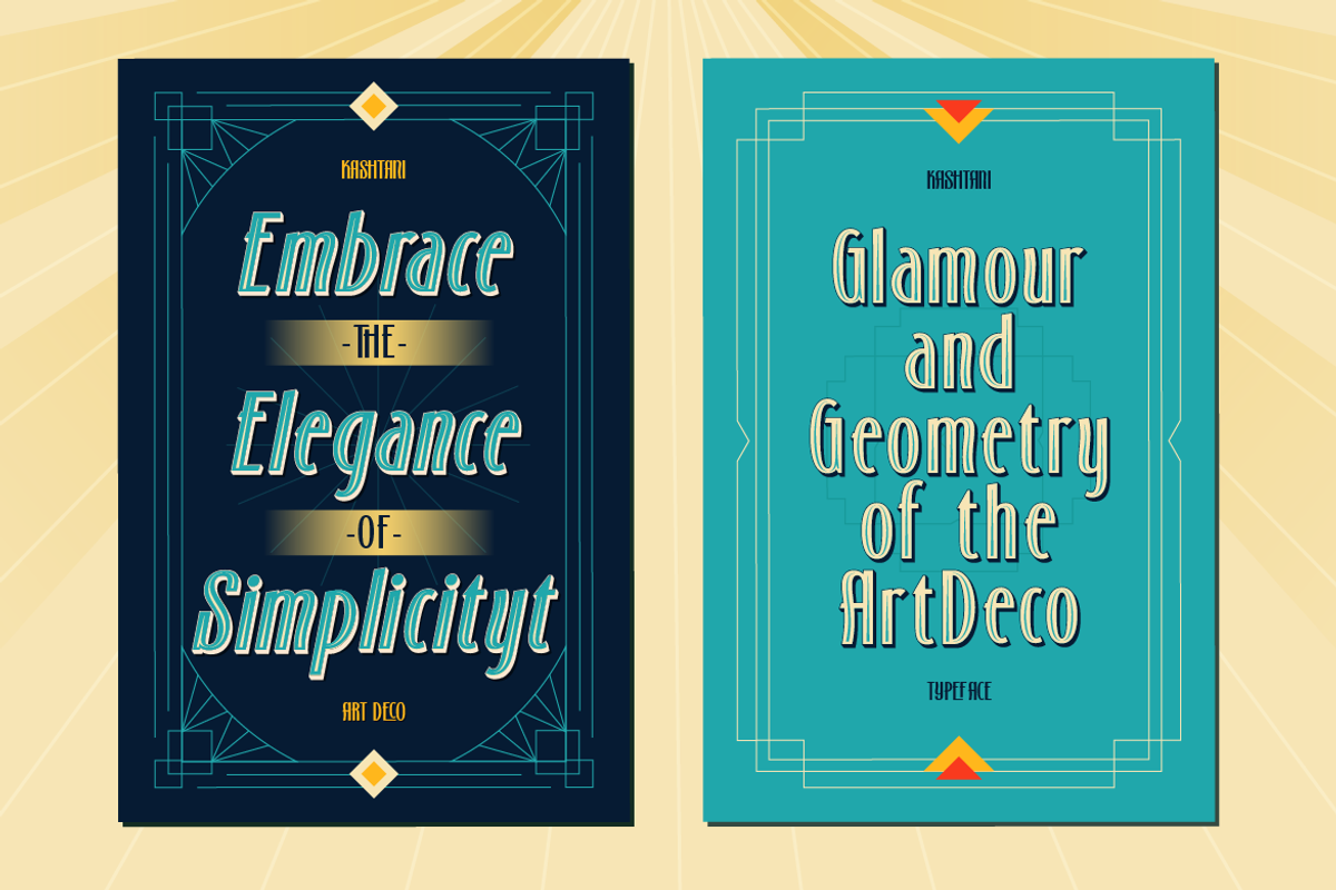 Kashtani, a Sans Serif Font by Burntilldead (Photo 4 of 12)