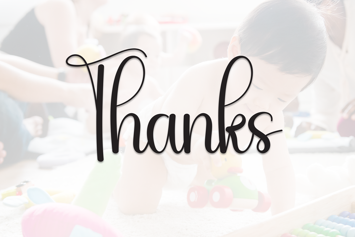 Baby School | Script Font, a Handwritten Font by Scratchones (Photo 9 of 9)