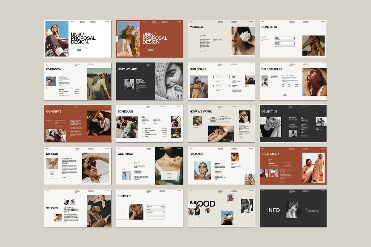 UNIK/ Proposal Presentation Template, a Presentation Template by SlideStock (Photo 10 of 10)