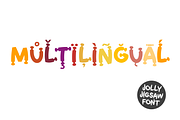 JOLLY JIGSAW | Jigsaw Puzzle Font, a Font by Little Type Factory (Thumbnail 6 of 8)