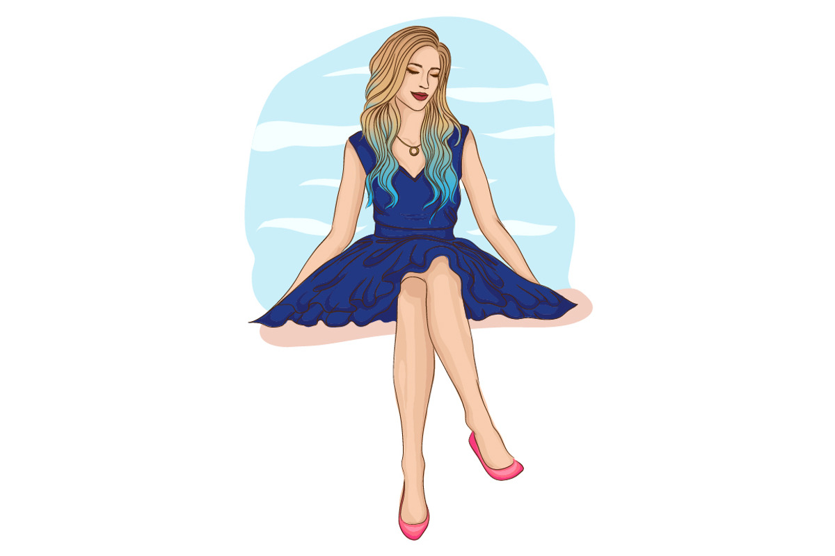 Fashion girls illustration, a Person Illustration by Tierre3012 (Photo 7 of 12)