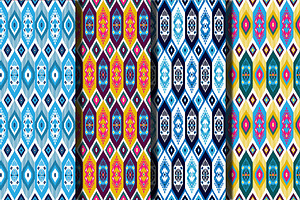 8 Ethnic Seamless Patterns