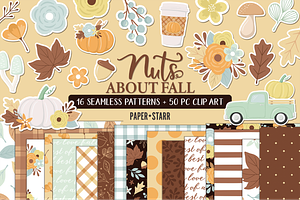 Seamless Fall Digital Bundle