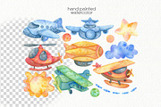 Watercolor Transport, an Illustration by OllyKo Art (Thumbnail 3 of 9)