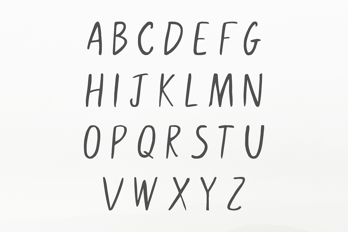 Adden Handmade Sans Serif Font preview 2