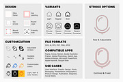 Transport & vehicles icons (Line), an Outline Icon by Totto House (Thumbnail 3 of 3)