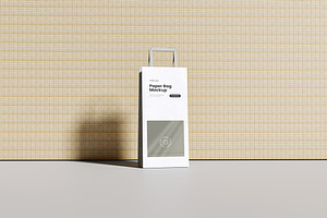 Shopping bag. Shopping bag mockup