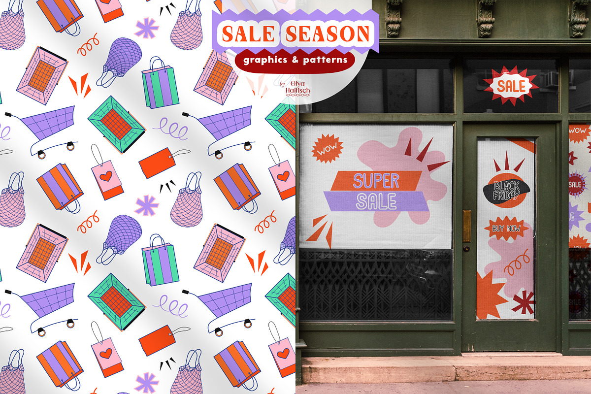 Sale Season Graphics & Patterns, an Object Graphic by Olya Haifisch (Photo 16 of 16)