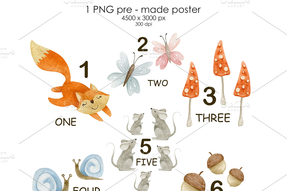 Watercolor autumn collection., a Decorative Illustration by Kira Konoshenko (Photo 23 of 26)