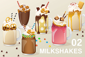 Set of Fancy Milkshakes02