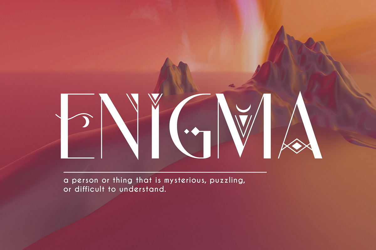 Alchemia - Mystical Sans Serif Font, a Sans Serif Font by Struvictory.art (Photo 8 of 10)