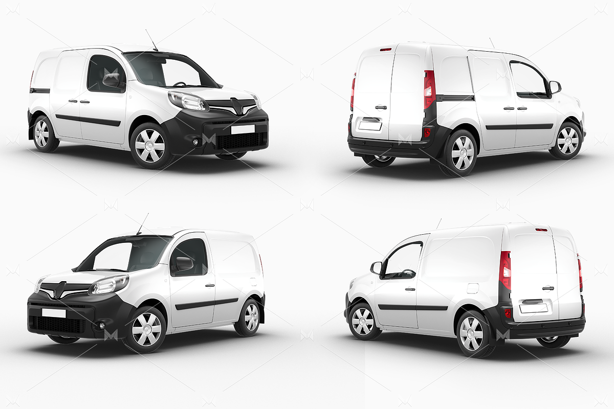 Delivery Car Mockup 8, an Advertising Mockup by Mockupix (Photo 11 of 12)