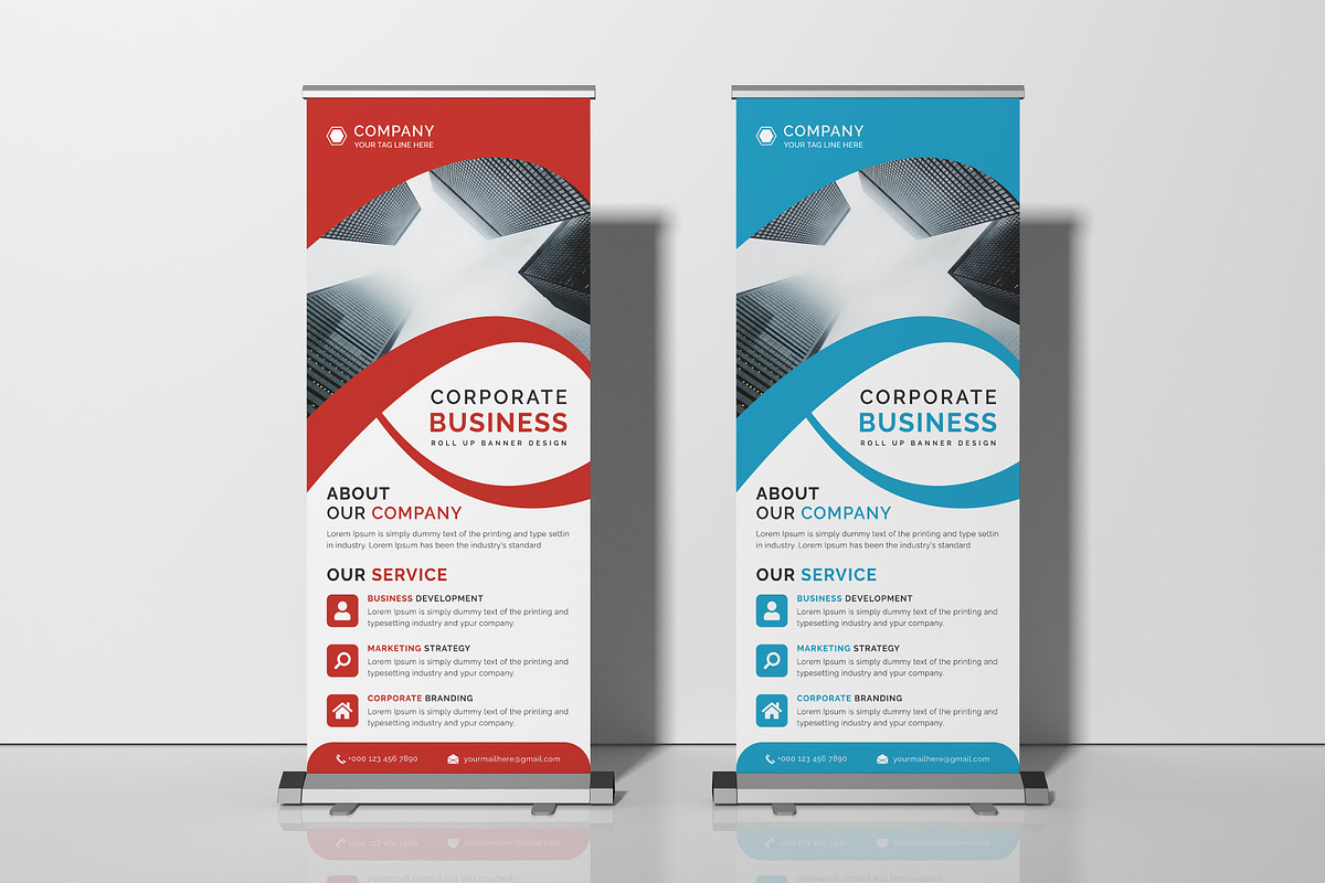 Business Roll Up Banner Template, a Stationery Template by PixelWink (Photo 2 of 2)