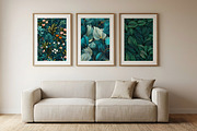 Tropical Botanical Leaf Wall Art, a Poster Template by Pixeness Studio (Thumbnail 1 of 2)