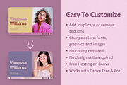 Colorful UGC Portfolio Website Canva, a Landing Page Template by The Chaos Project (Thumbnail 5 of 8)