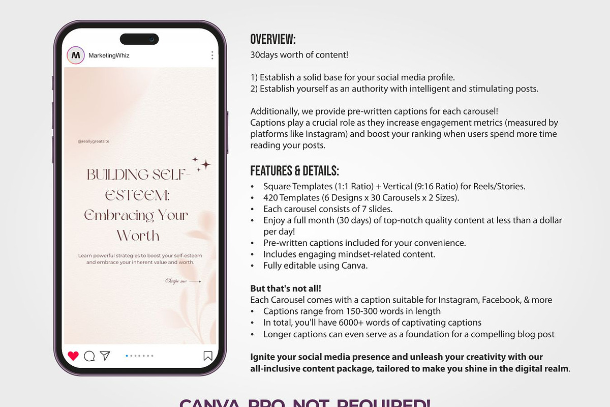 Mental Health Coach Carousel Bundle, a Social Media Template by Aks-Designs (Photo 2 of 6)