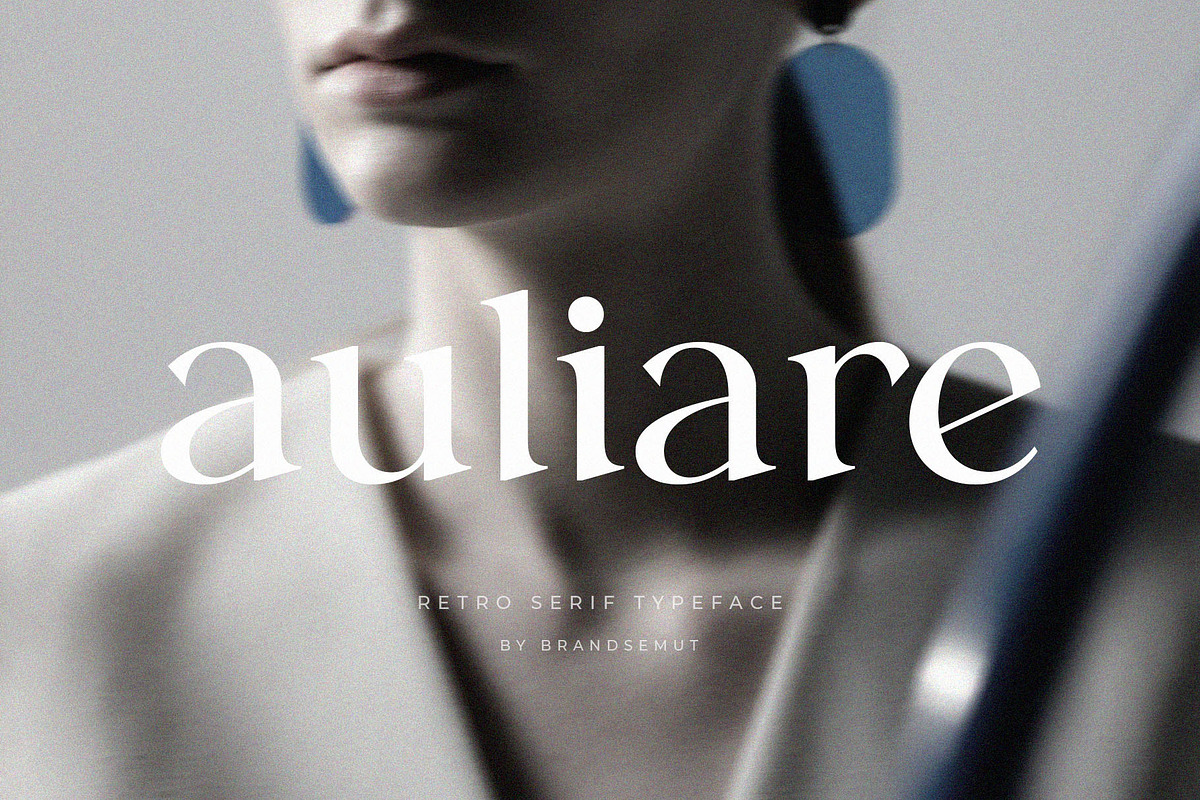 Auliare – Retro Serif Typeface, a Serif Font by BrandSemut (Photo 1 of 10)