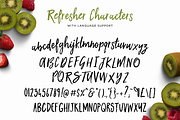 Kiwi Refresher Font Duo, a Script Font by Flycatcher Design (Thumbnail 4 of 7)