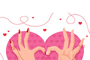Eternal Love Red Thread, a Person Illustration by MISS CHATZ (Thumbnail 3 of 3)